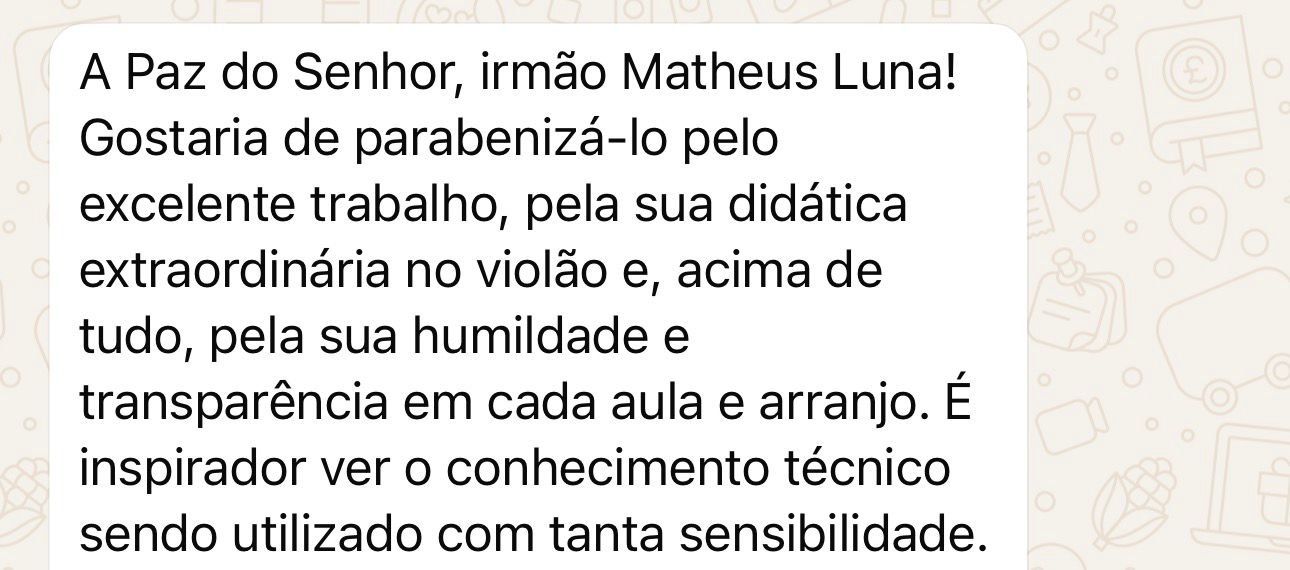 Depoimento de aluno do Desafio de Técnica