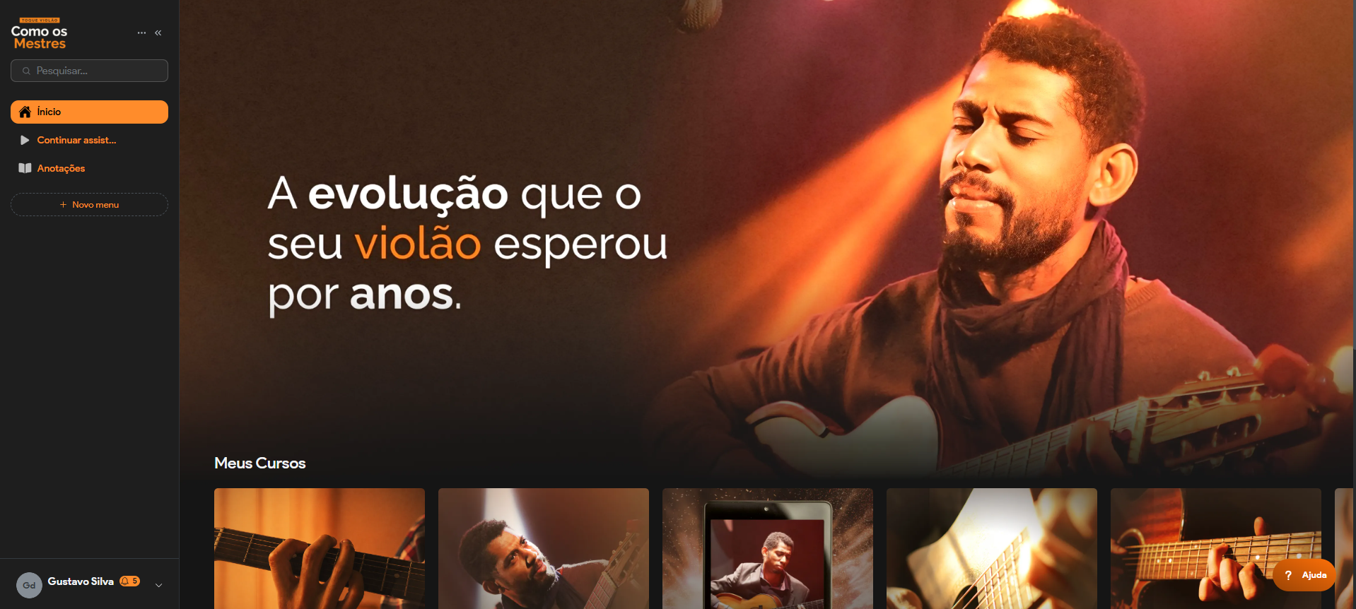 Plataforma do curso